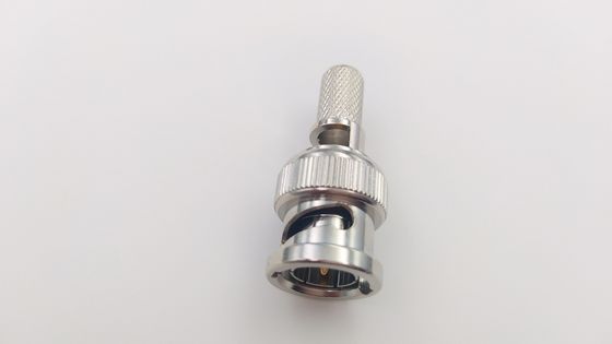 180° RF Coaxial Connectors  50 Ohm Male Coaxial Cable Wire Connector
