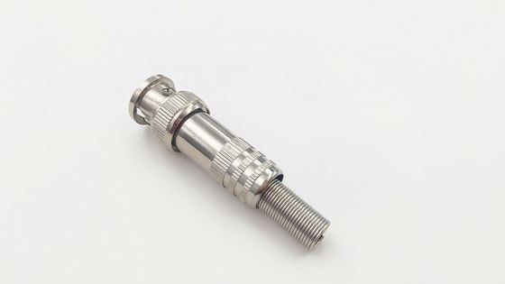 DC 4GHz Straight Male Coaxial Cable Connector / Coaxial Power Connector