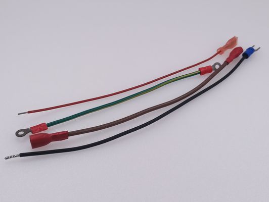 UL Terminal Electrical Wire Harness Single Core Cable Assembly For Power Supply
