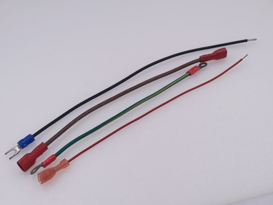 UL Terminal Electrical Wire Harness Single Core Cable Assembly For Power Supply