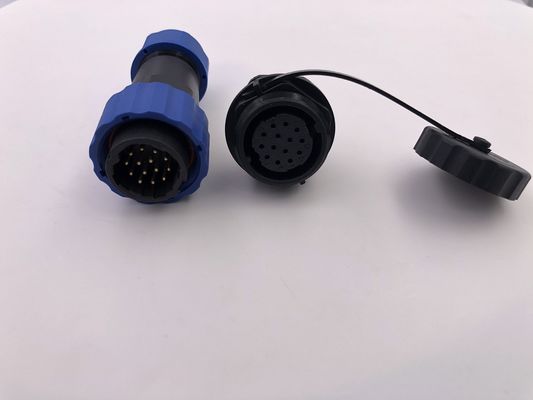 M24 14 Cores Circular Waterproof Connector Wire To Wire Connectors